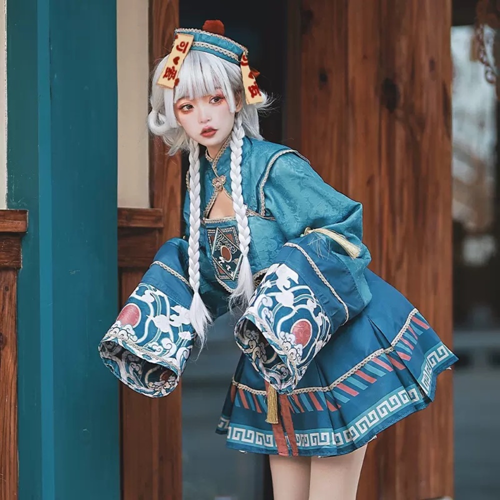Chinese zombie Halloween Dress